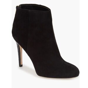 Sam Edelman Kourtney suede leather stiletto heel bootie black size 7.5